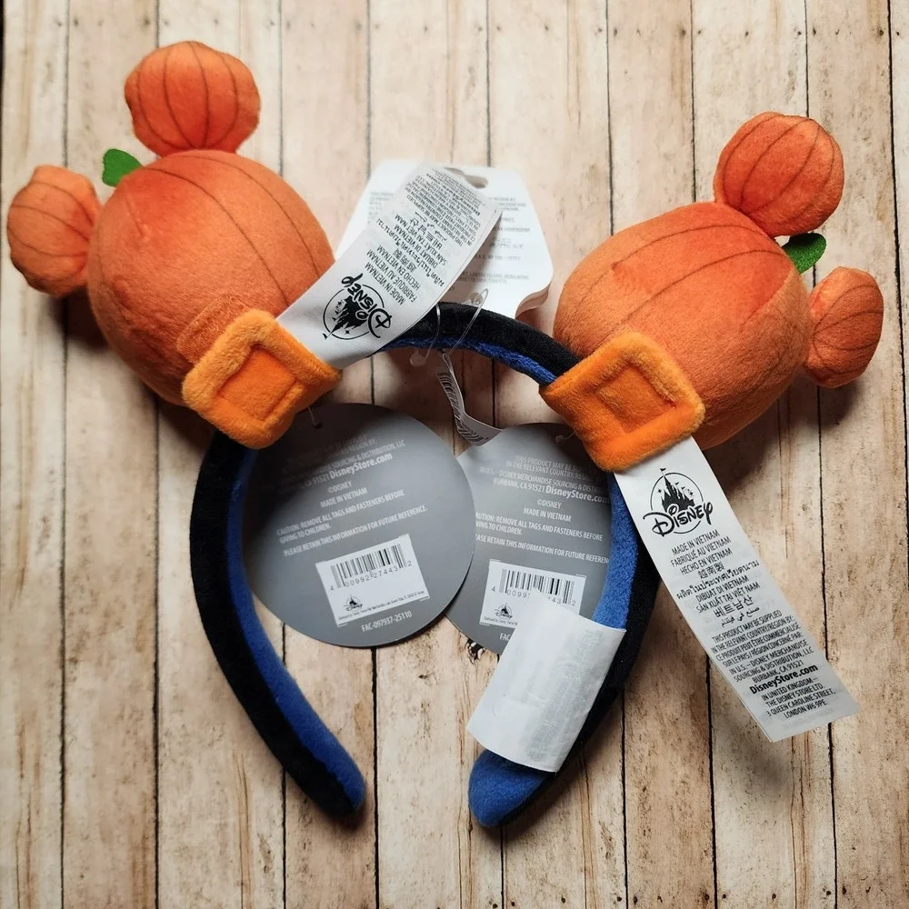 2025 Disney Parks Halloween Create Your Own Headband Mickey Pumpkin 🎃 Set NWT